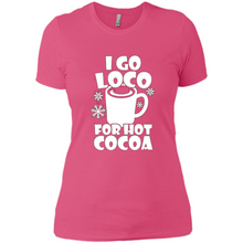 Load image into Gallery viewer, I Go Loco Hot for Hot Cocoa T-shirts, Funny Cocoa Christmas