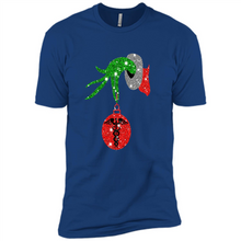 Load image into Gallery viewer, Grinch Hand holding Nurse ornament Christmas