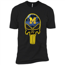 Load image into Gallery viewer, Michigan Wolverines Football The Punisher Skull