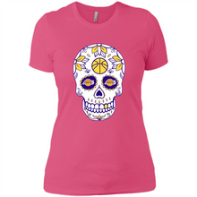 Load image into Gallery viewer, Los Angeles Lakers Basketball Sugar Skull Day of the Dead