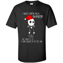 Load image into Gallery viewer, I Asked Santa For A Boyfriend Jack Skellington Christmas sweater