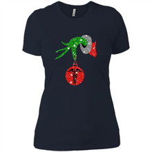 Load image into Gallery viewer, Grinch Hand holding Nurse ornament Christmas