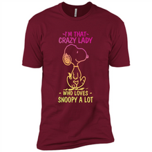 Load image into Gallery viewer, I'm That Crazy Lady Who Loves Snoopy A Lot