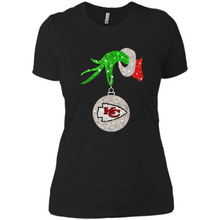 Load image into Gallery viewer, Kansas City Chiefs Glitter Grinch Monogram Ornament Christmas Gift