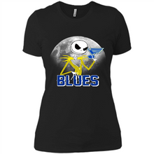 Load image into Gallery viewer, Jack Skellington Halloween Shirt For St.-louis-blues Fans