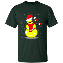 Load image into Gallery viewer, Tennis Dabbing Snowman Christmas Funny