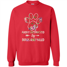 Load image into Gallery viewer, Easily Distracted By Dogs And Weed