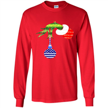 Load image into Gallery viewer, Grinch Holding American Flag ornament Christmas