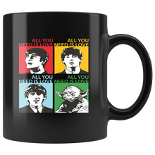 Load image into Gallery viewer, TL All You Need Is Love The Beatles Yoda M1110 BLUE KISS