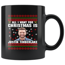 Load image into Gallery viewer, TL All I want for Christmas is Justin Timberlake M1177 SKY TEE