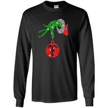 Load image into Gallery viewer, Grinch Hand holding Nurse ornament Christmas