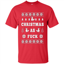 Load image into Gallery viewer, Humping deer Christmas as fuck sweater