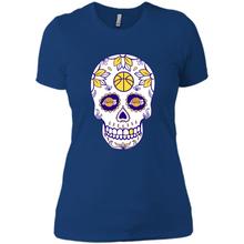 Load image into Gallery viewer, Los Angeles Lakers Basketball Sugar Skull Day of the Dead
