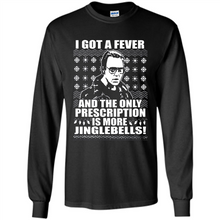 Load image into Gallery viewer, I got a fever and the only prescription is more jinglebells Christmas sweater
