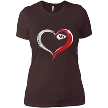 Load image into Gallery viewer, Kansas City Chiefs in Diamond Heart
