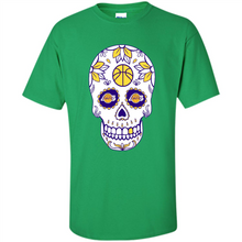 Load image into Gallery viewer, Los Angeles Lakers Basketball Sugar Skull Day of the Dead