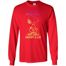 Load image into Gallery viewer, I'm That Crazy Lady Who Loves Snoopy A Lot