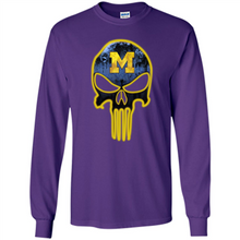 Load image into Gallery viewer, Michigan Wolverines Football The Punisher Skull