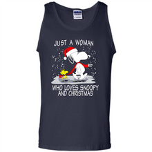 Load image into Gallery viewer, Just a Woman who loves Snoopy and Christmas