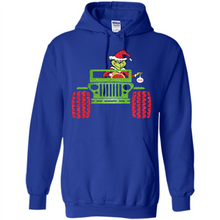 Load image into Gallery viewer, Grinch Driving Jeep Christmas