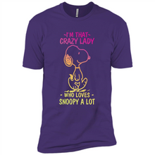Load image into Gallery viewer, I'm That Crazy Lady Who Loves Snoopy A Lot