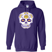 Load image into Gallery viewer, Los Angeles Lakers Basketball Sugar Skull Day of the Dead
