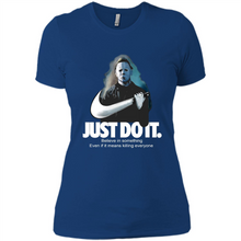 Load image into Gallery viewer, Michael Myers Nike Just Do It