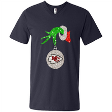 Load image into Gallery viewer, Kansas City Chiefs Glitter Grinch Monogram Ornament Christmas Gift