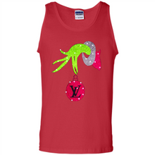 Load image into Gallery viewer, Grinch hand holding logo Louisvuitton