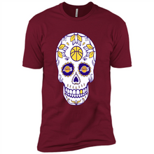 Load image into Gallery viewer, Los Angeles Lakers Basketball Sugar Skull Day of the Dead