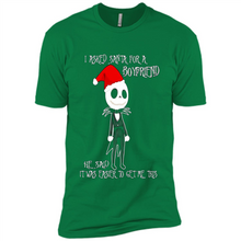 Load image into Gallery viewer, I Asked Santa For A Boyfriend Jack Skellington Christmas sweater