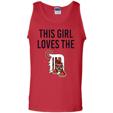 Load image into Gallery viewer, This girl loves the Detroit Tigers team shirt Sweatshirt DORABLE SHIRT