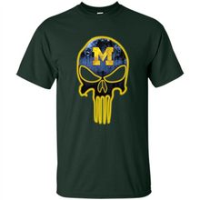 Load image into Gallery viewer, Michigan Wolverines Football The Punisher Skull