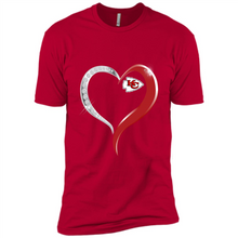 Load image into Gallery viewer, Kansas City Chiefs in Diamond Heart