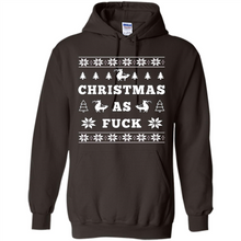 Load image into Gallery viewer, Humping deer Christmas as fuck sweater