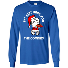 Load image into Gallery viewer, Peanuts Santa Claus Snoopy I’m Just Here For The Cookies