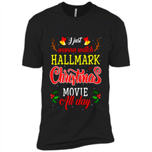 Load image into Gallery viewer, I Just Wanna Watch Hallmark Christmas Movie All Day Sweatshirt