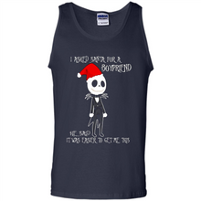 Load image into Gallery viewer, I Asked Santa For A Boyfriend Jack Skellington Christmas sweater
