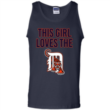 Load image into Gallery viewer, This girl loves the Detroit Tigers team shirt Sweatshirt DORABLE SHIRT