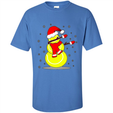 Load image into Gallery viewer, Tennis Dabbing Snowman Christmas Funny