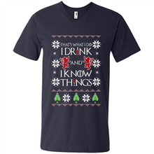 Load image into Gallery viewer, That’s What I Do I Drink And I Know Things Christmas sweater