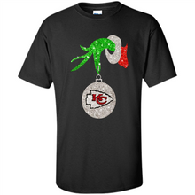 Load image into Gallery viewer, Kansas City Chiefs Glitter Grinch Monogram Ornament Christmas Gift